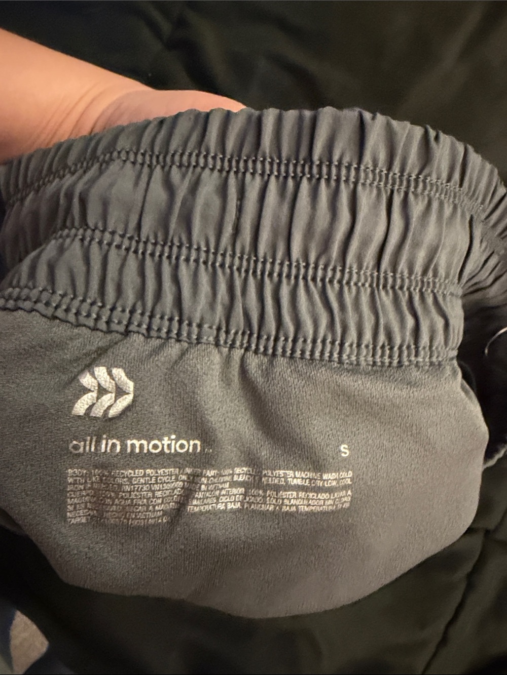 all in motion Gray Elastic-Waist Athletic Shorts - Picture 3 of 3